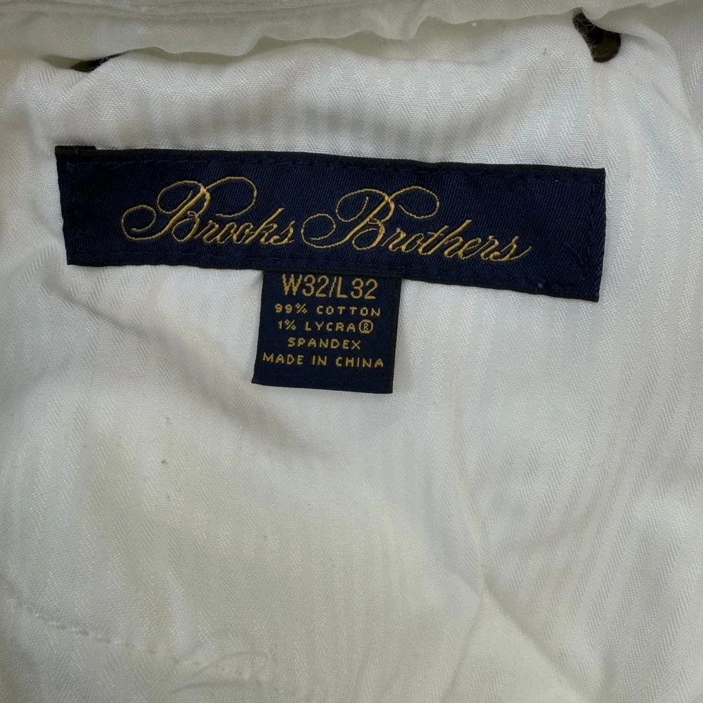 Brooks Brothers Jeans Mens 30x30 White‎ Straight Leg Stretch Denim 100189493